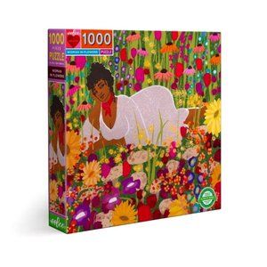 eeboo Woman in Flowers 1000 Piece Puzzle